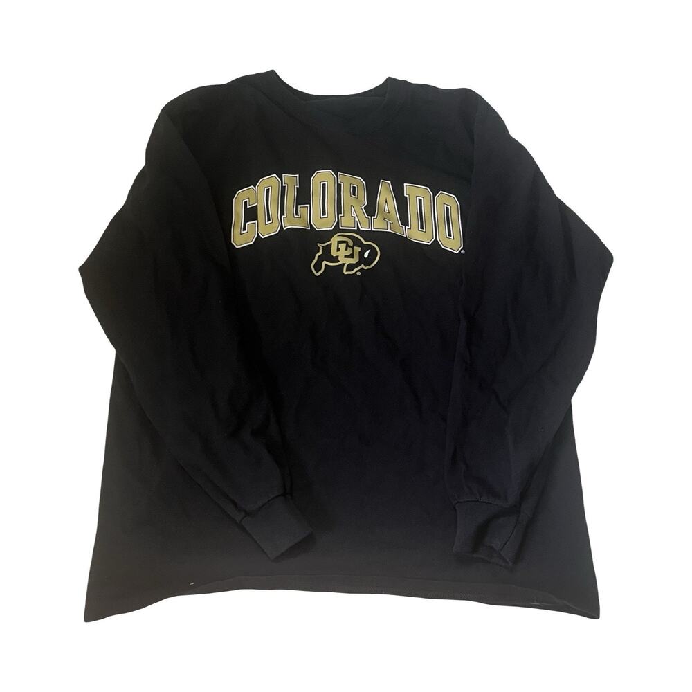 Adult Colorado Buffalo Long Sleeve Athletic Shirt Size S/M